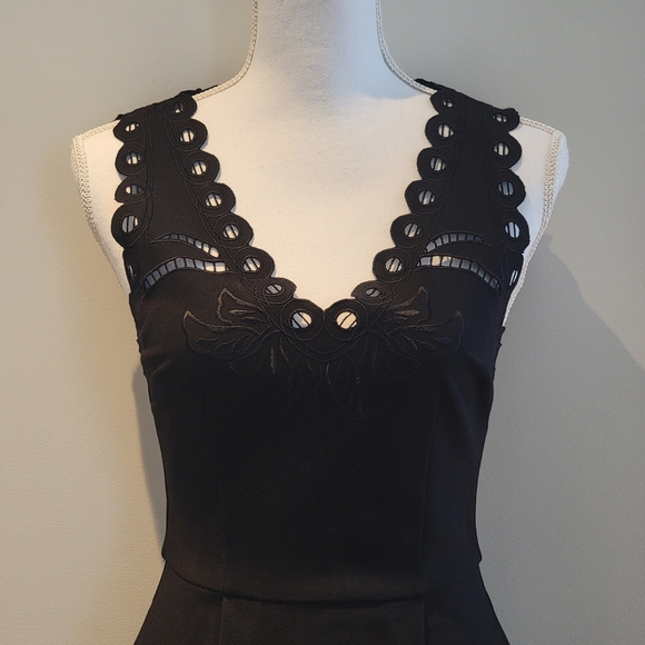 ❤️TED BAKER BLACK COCKTAIL DRESS - Picture 3 of 13